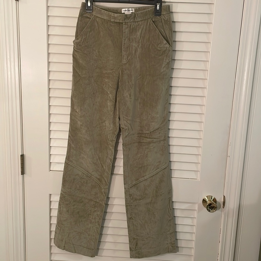 Barry Bricken Celery Velour Pants Unisex
